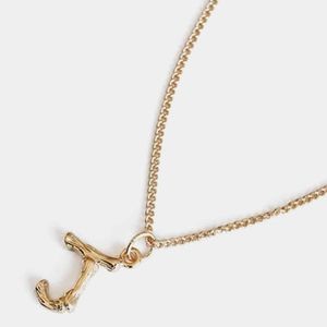 Letter "J" Pendant Necklace